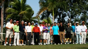 Équipe Association Lao Paris Golfeurs à NongKrai Thaïtlande